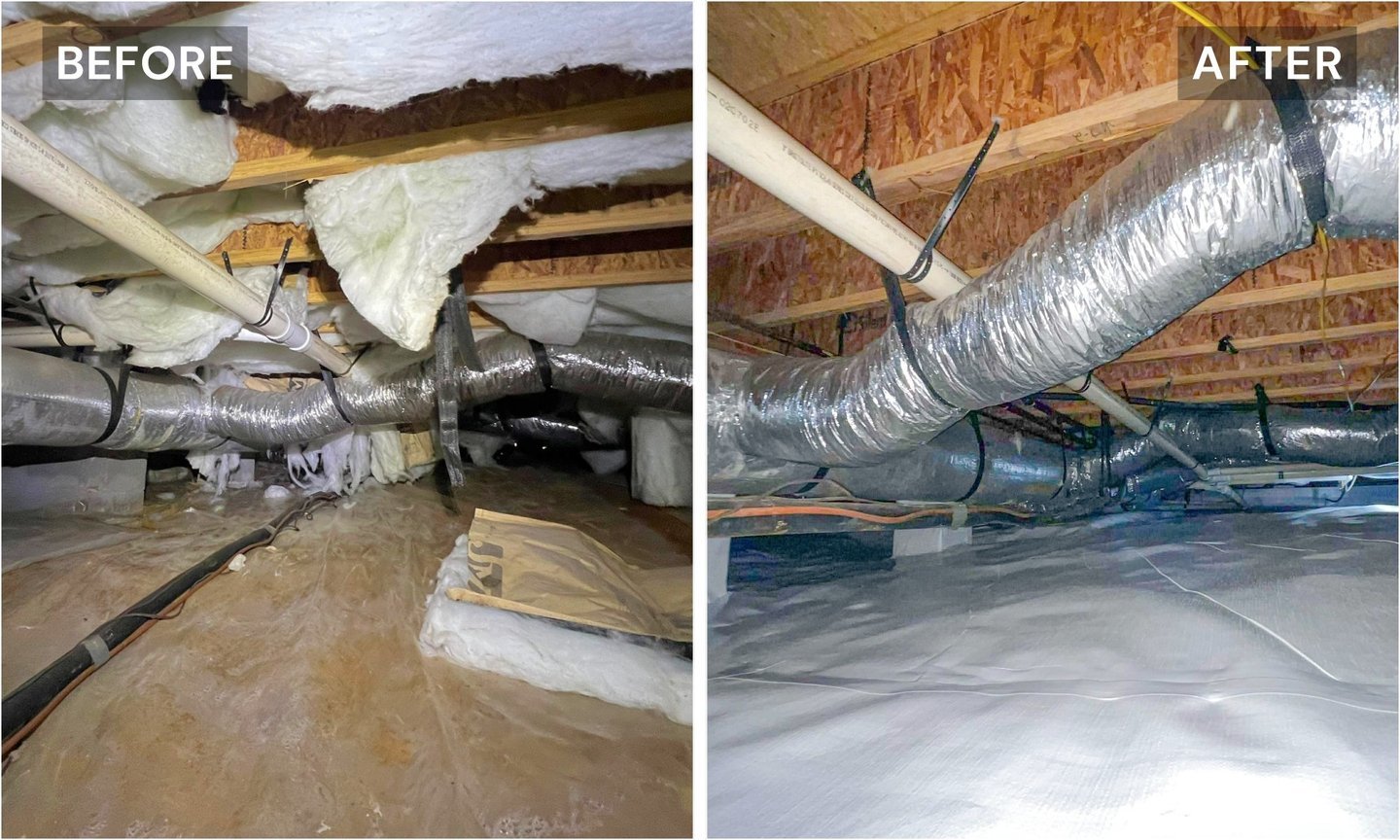 Vapor barrier installation